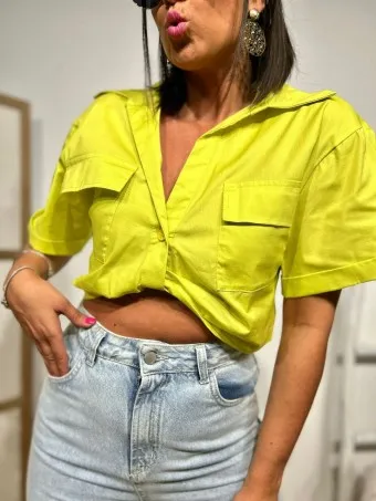 Camisa Cropped JAILYN Lima