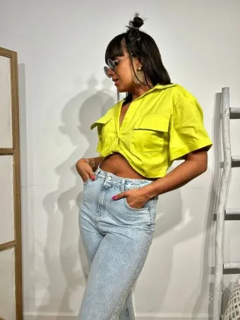 Camisa Cropped JAILYN Lima