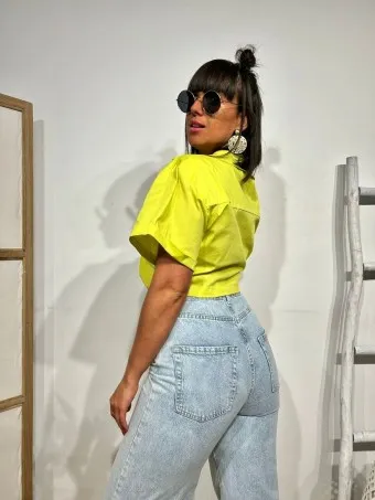 Camisa Cropped JAILYN Lima