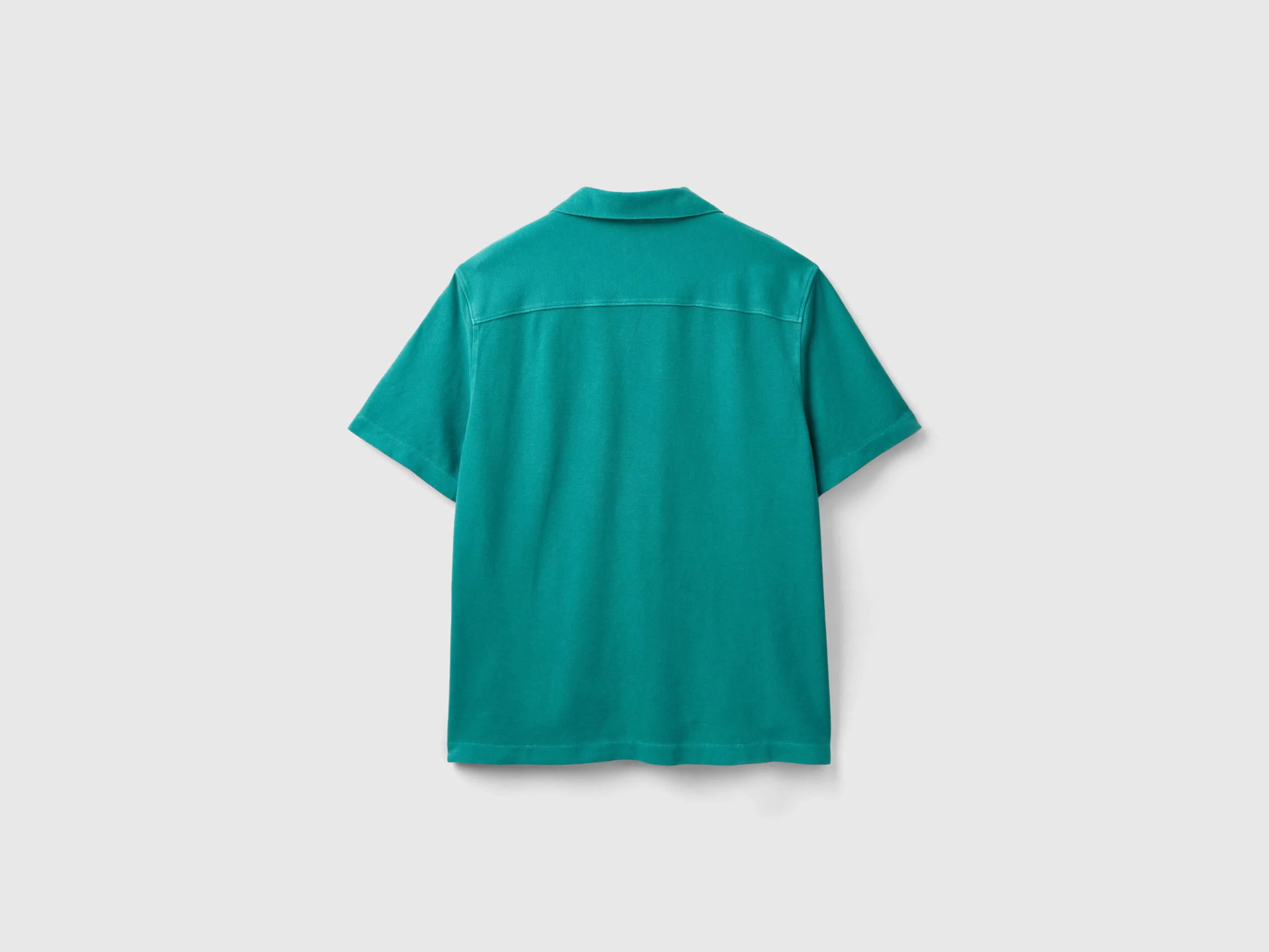 Camisa de piqué de algodón orgánico