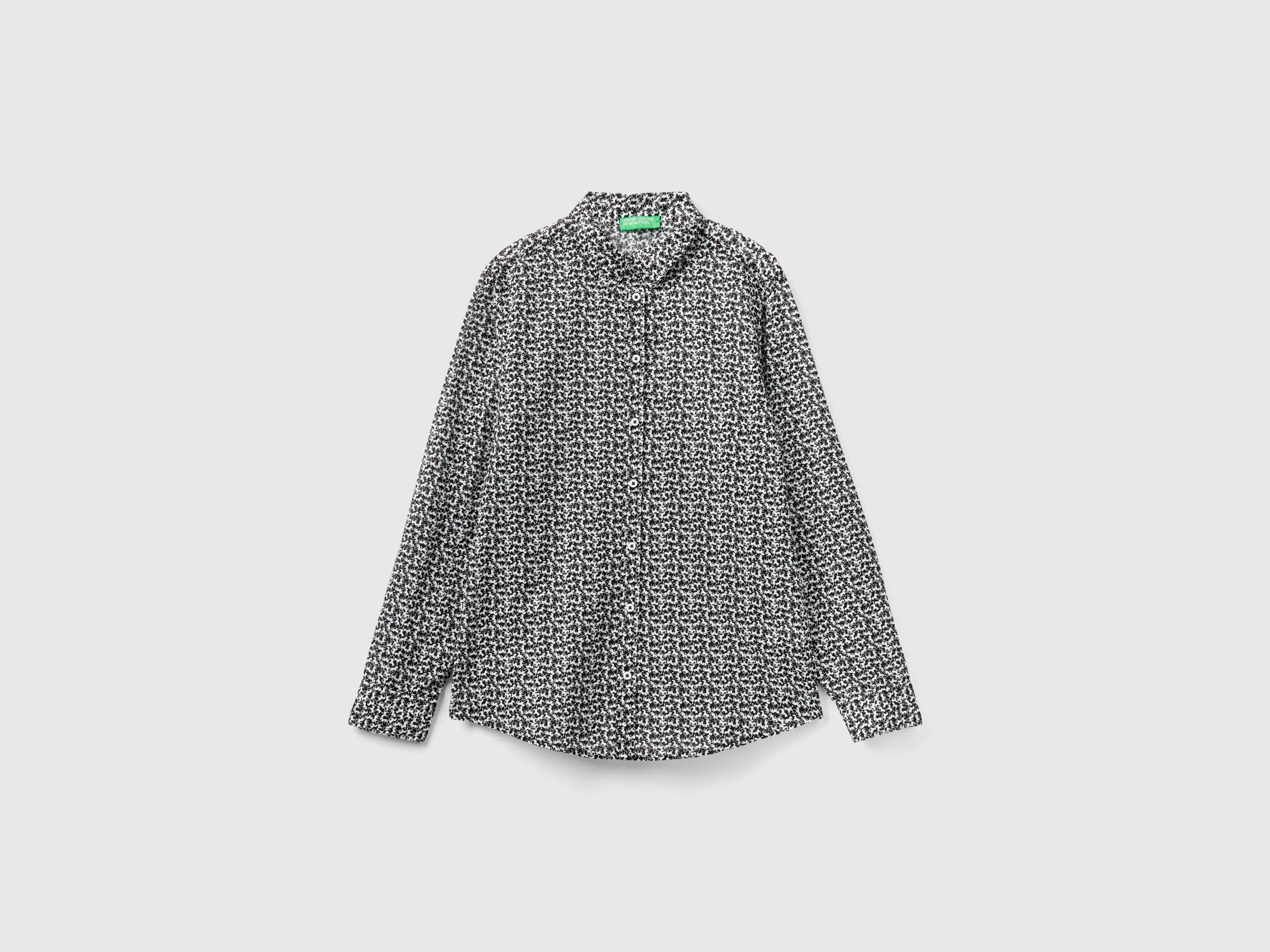 Camisa estampada de 100 % algodón
