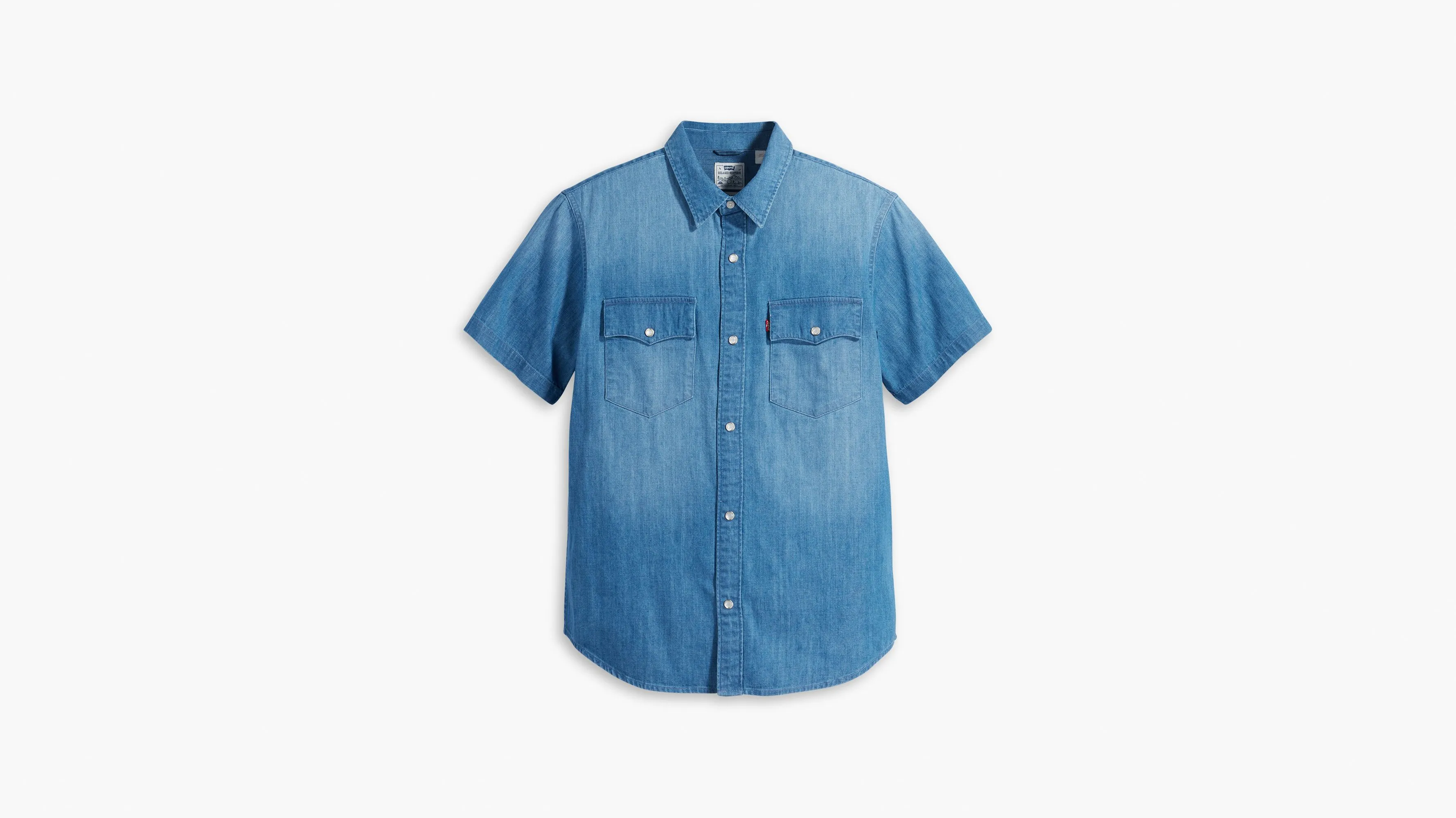 Camisa Western De Manga Corta De Fit Relajado