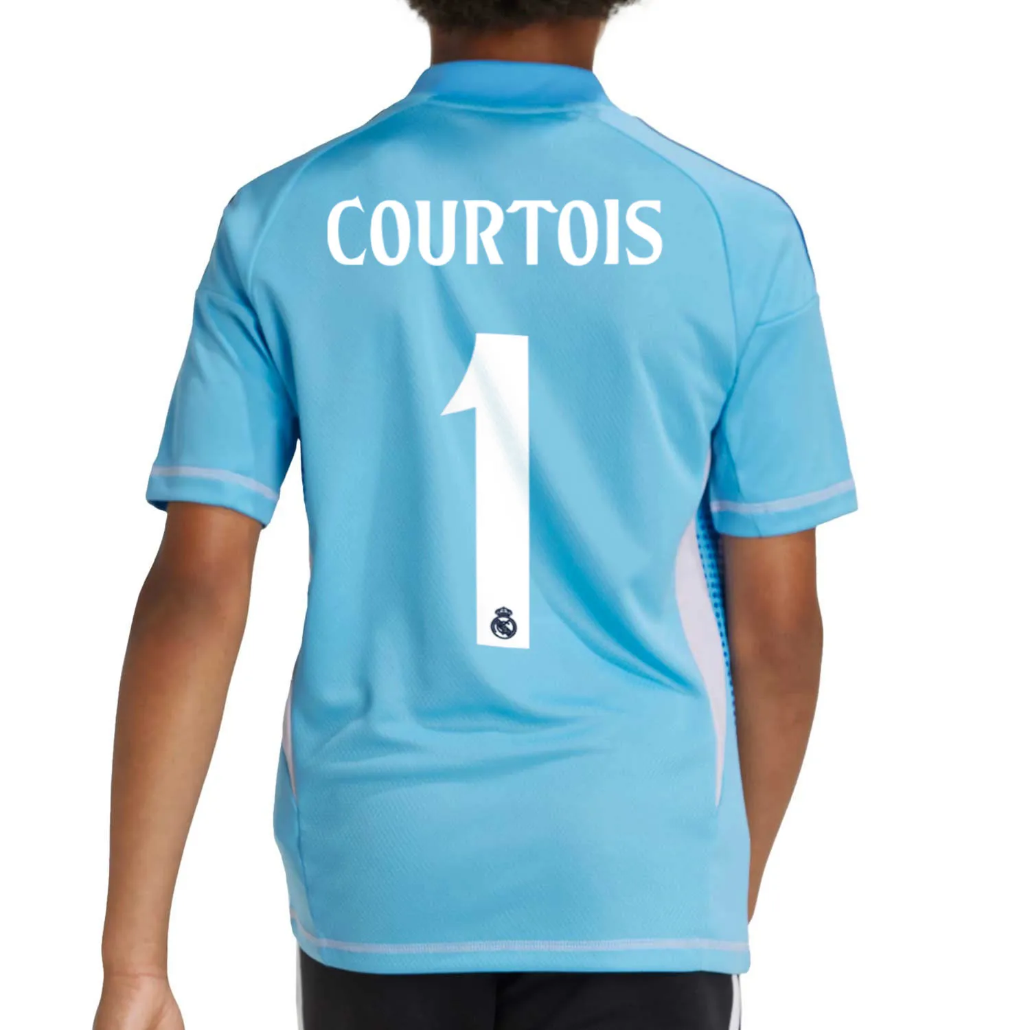 Camiseta adidas Real Madrid niño portero Courtois 2024 2025