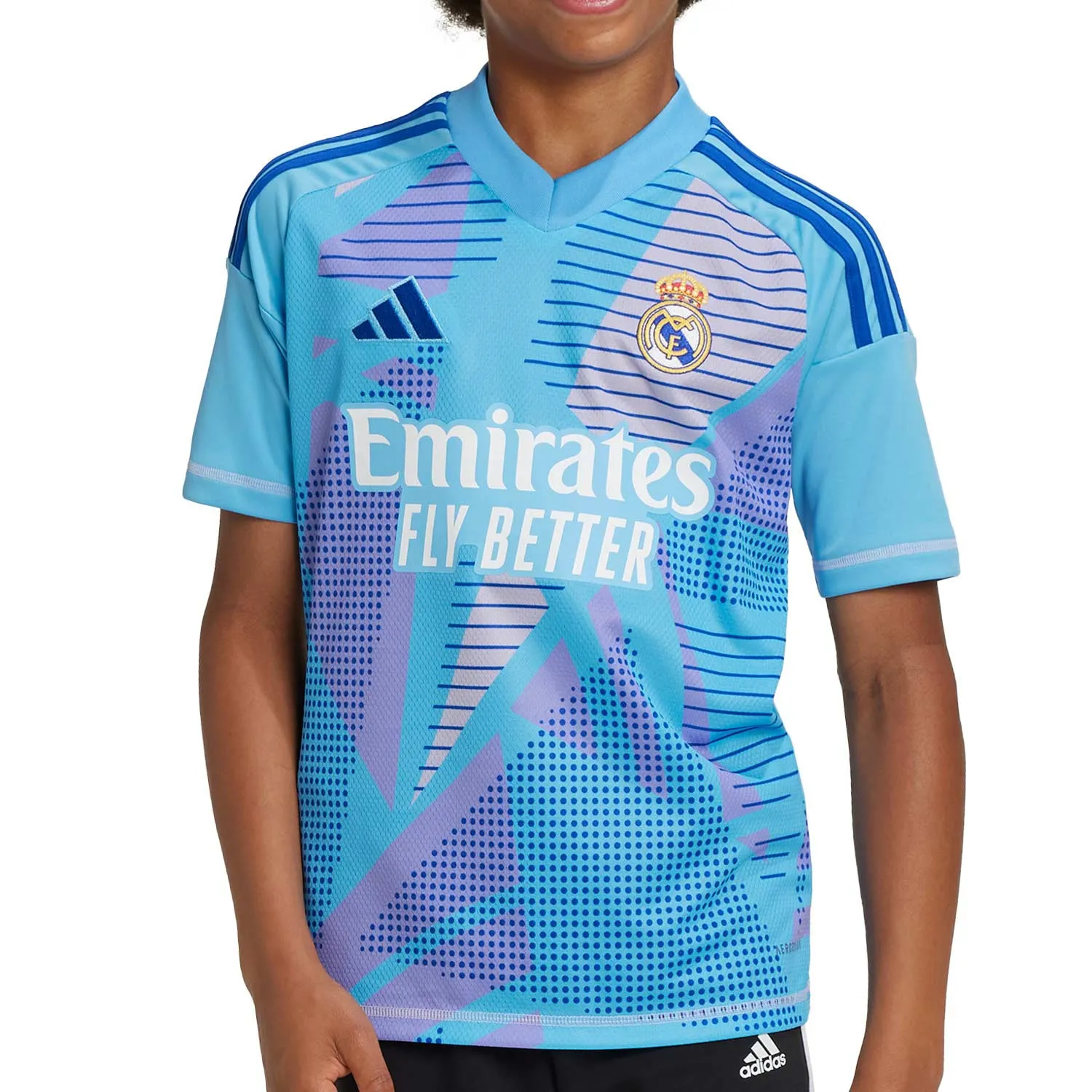 Camiseta adidas Real Madrid niño portero Courtois 2024 2025