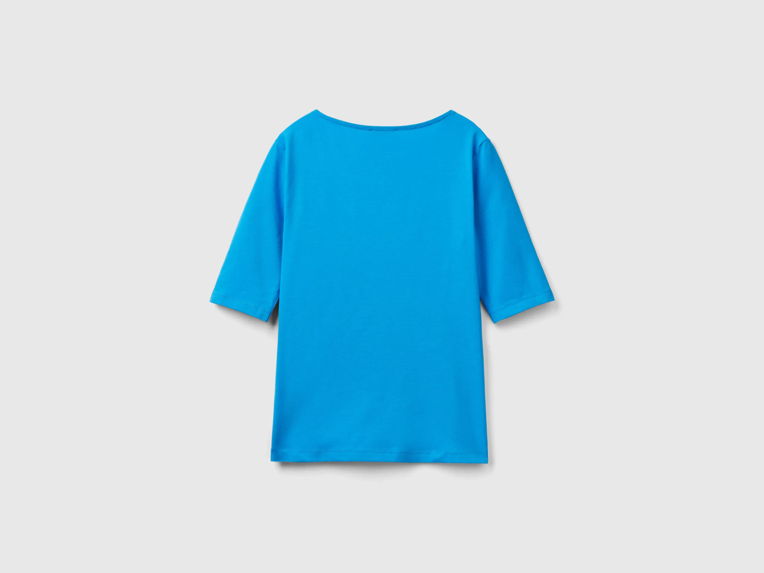 Camiseta ajustada de algodón elástico