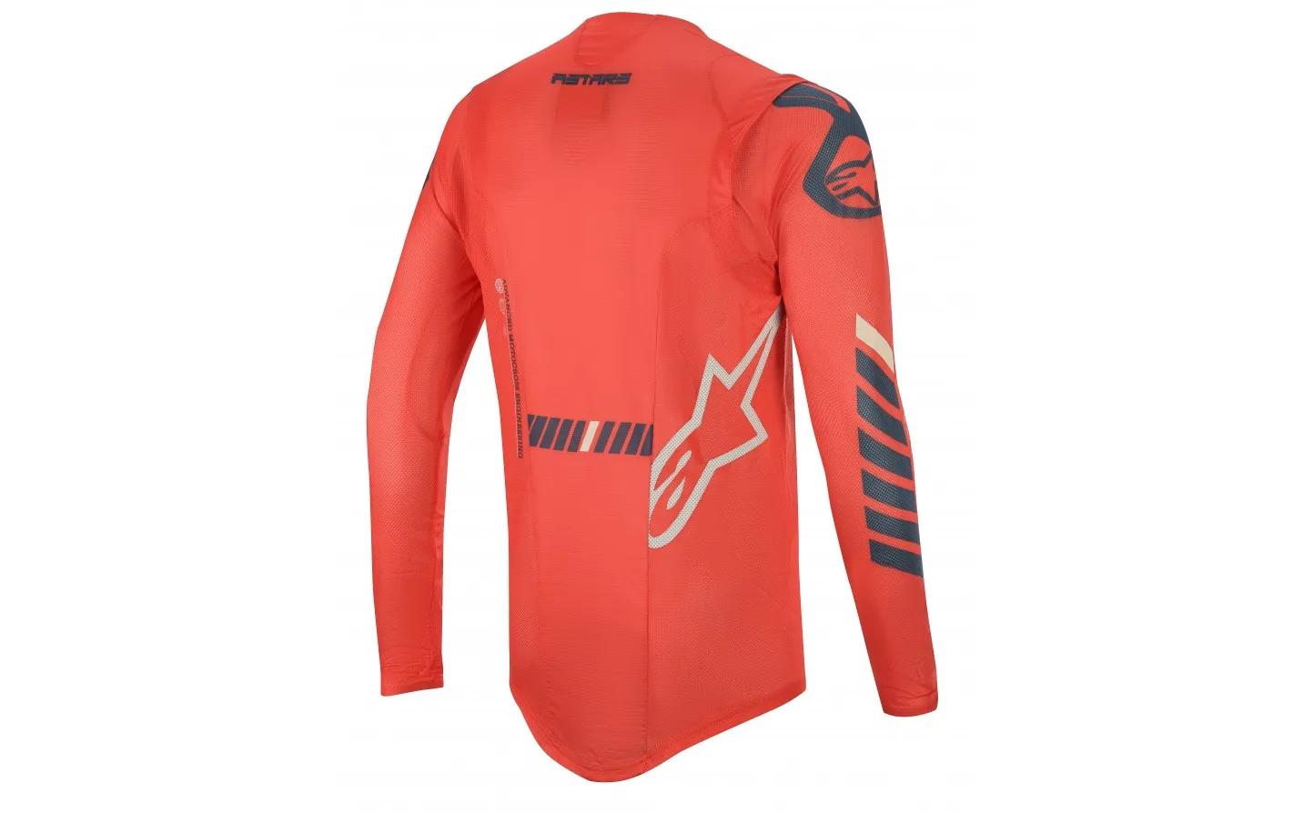 CAMISETA ALPINESTARS SUPERTECH BRIGHT ROJO NAVY OFF BLANCO |37607203070|
