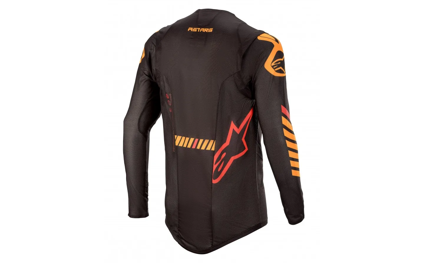 CAMISETA ALPINESTARS SUPERTECH NEGRO NARANJA ROJO FLUO |37607201413|