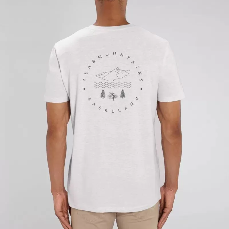 Camiseta Atlas: Itsas & Mendi Tee (Cream Heather Grey)