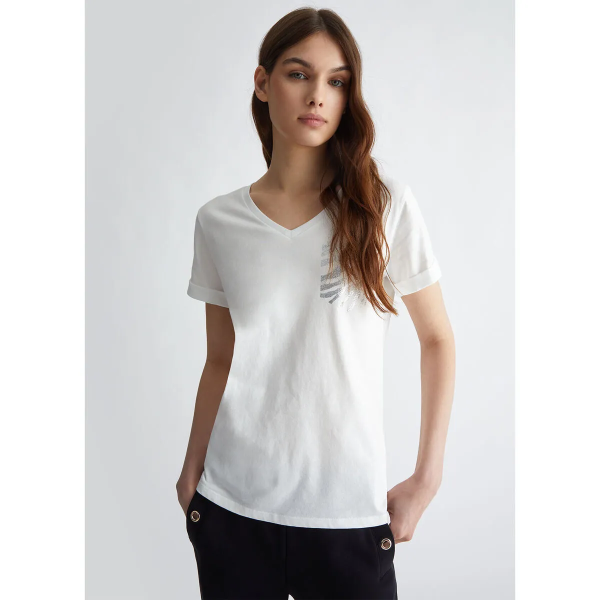 Camiseta con strass