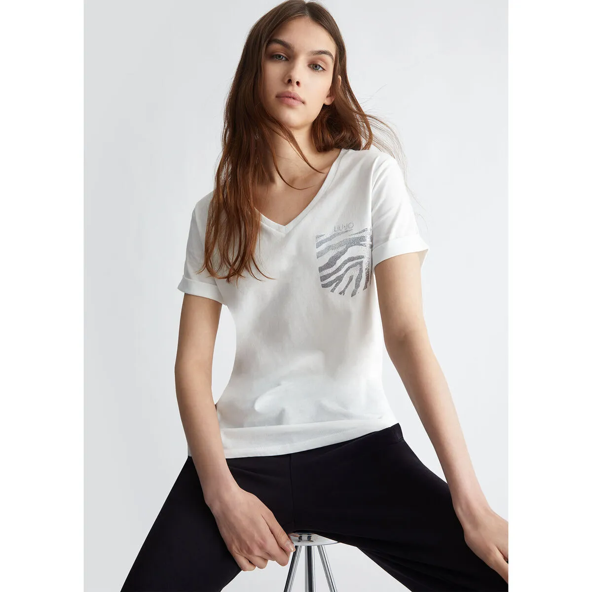 Camiseta con strass