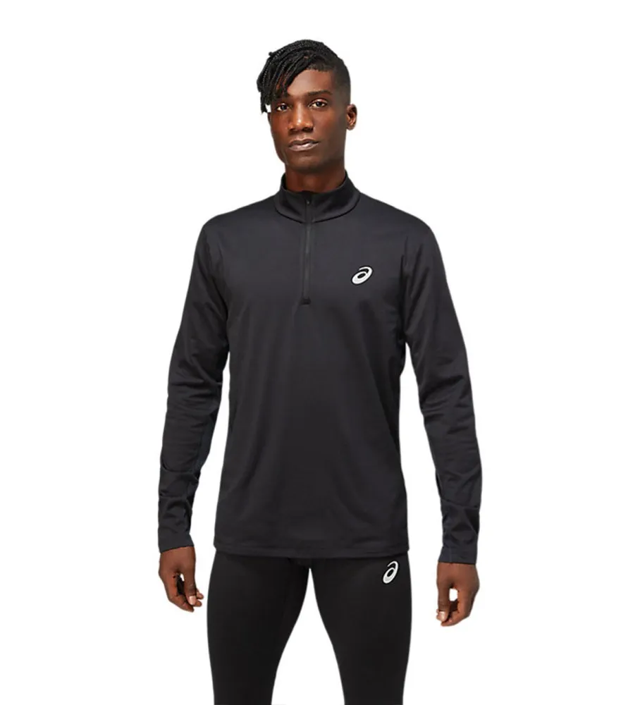 Camiseta Core Ls 1/2 Zip Winter negro