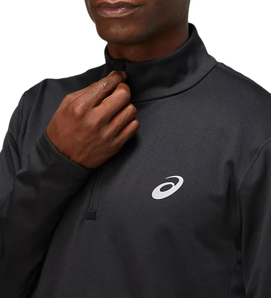 Camiseta Core Ls 1/2 Zip Winter negro
