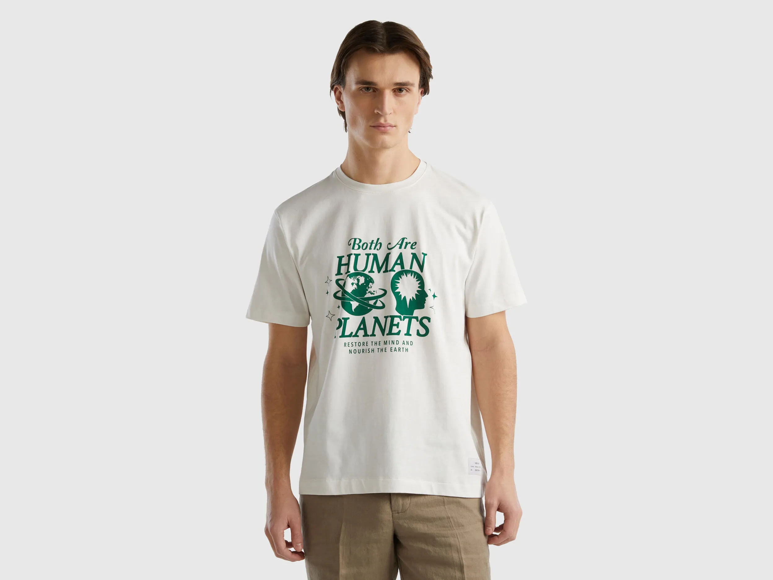 Camiseta de 100 % algodón orgánico