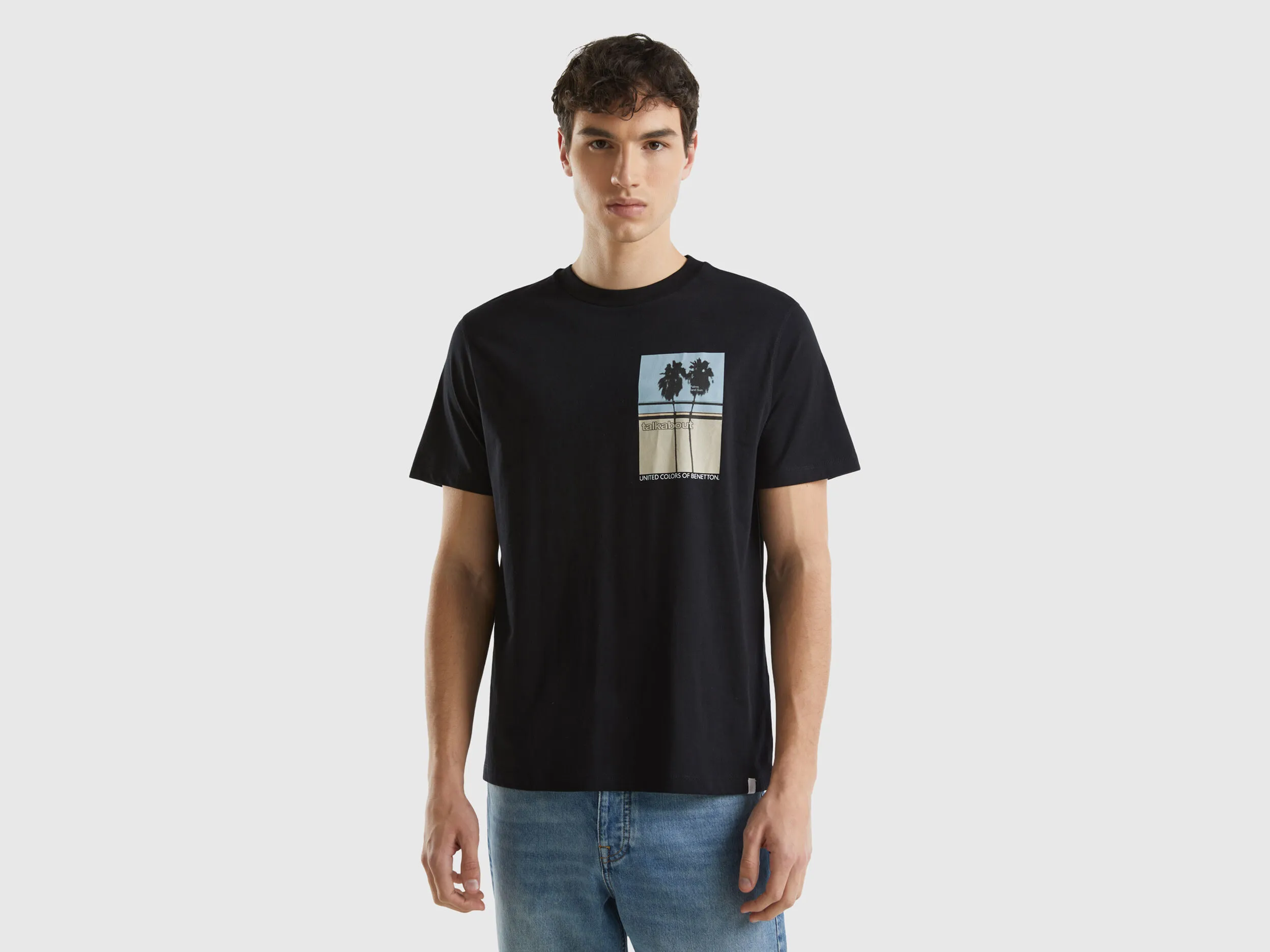 Camiseta de algodón orgánico con estampado