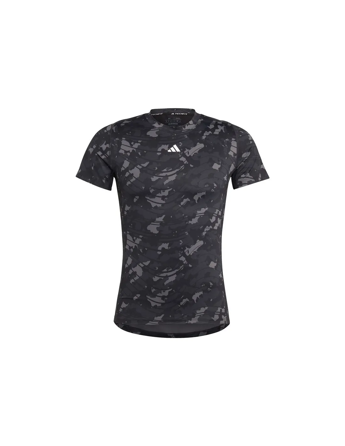 Camiseta de Fitness adidas Techfit Allover Print Training hombre