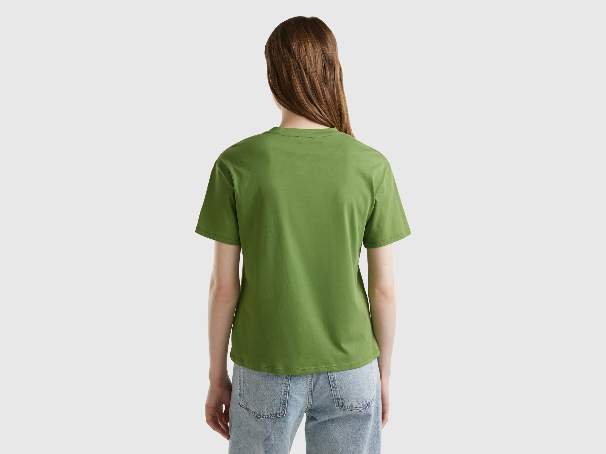Camiseta de manga corta de 100 % algodón