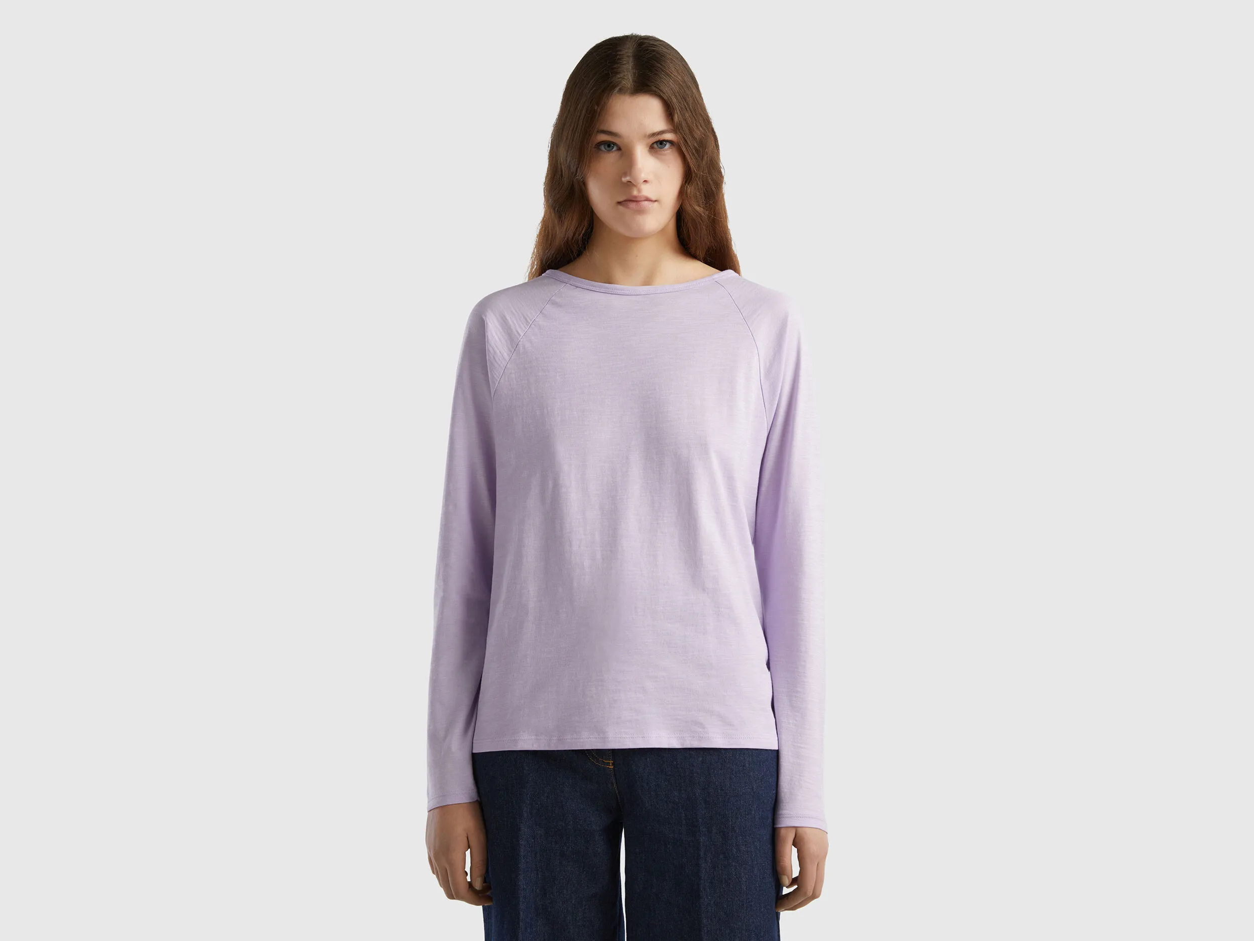 Camiseta de manga larga de algodón ligero