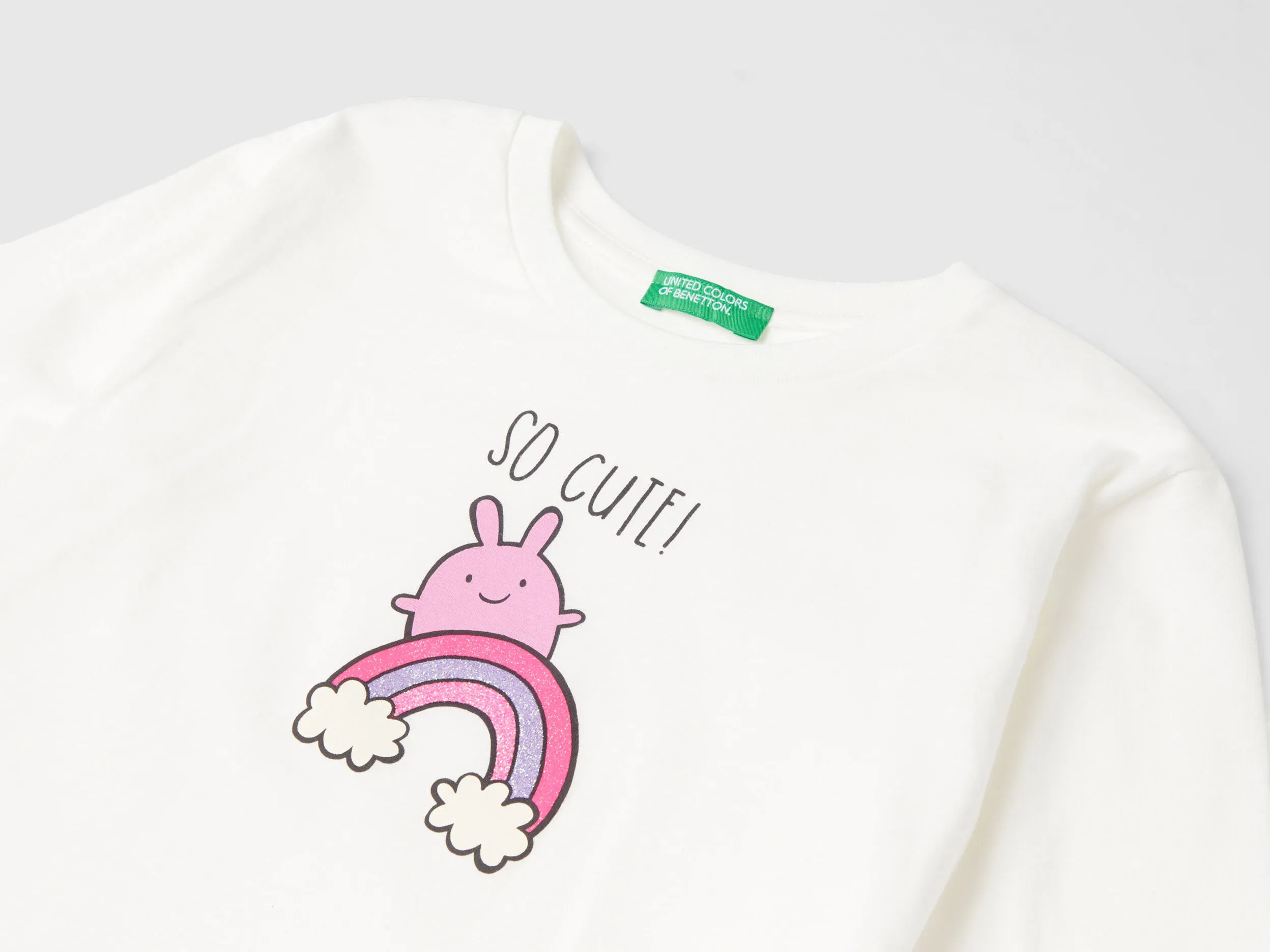 Camiseta en algodón bio con estampado