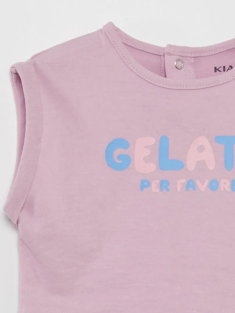 CAMISETA ESTAMPADA  GRAFIK EDITION  PURPURA