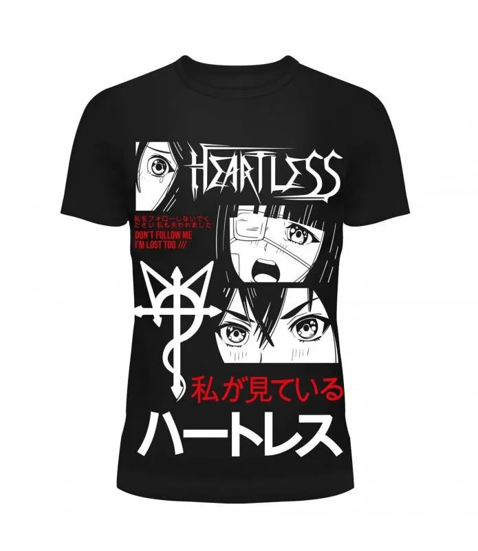 Camiseta I'm Lost T Manga Corta Negra Chica Ladies Innocent