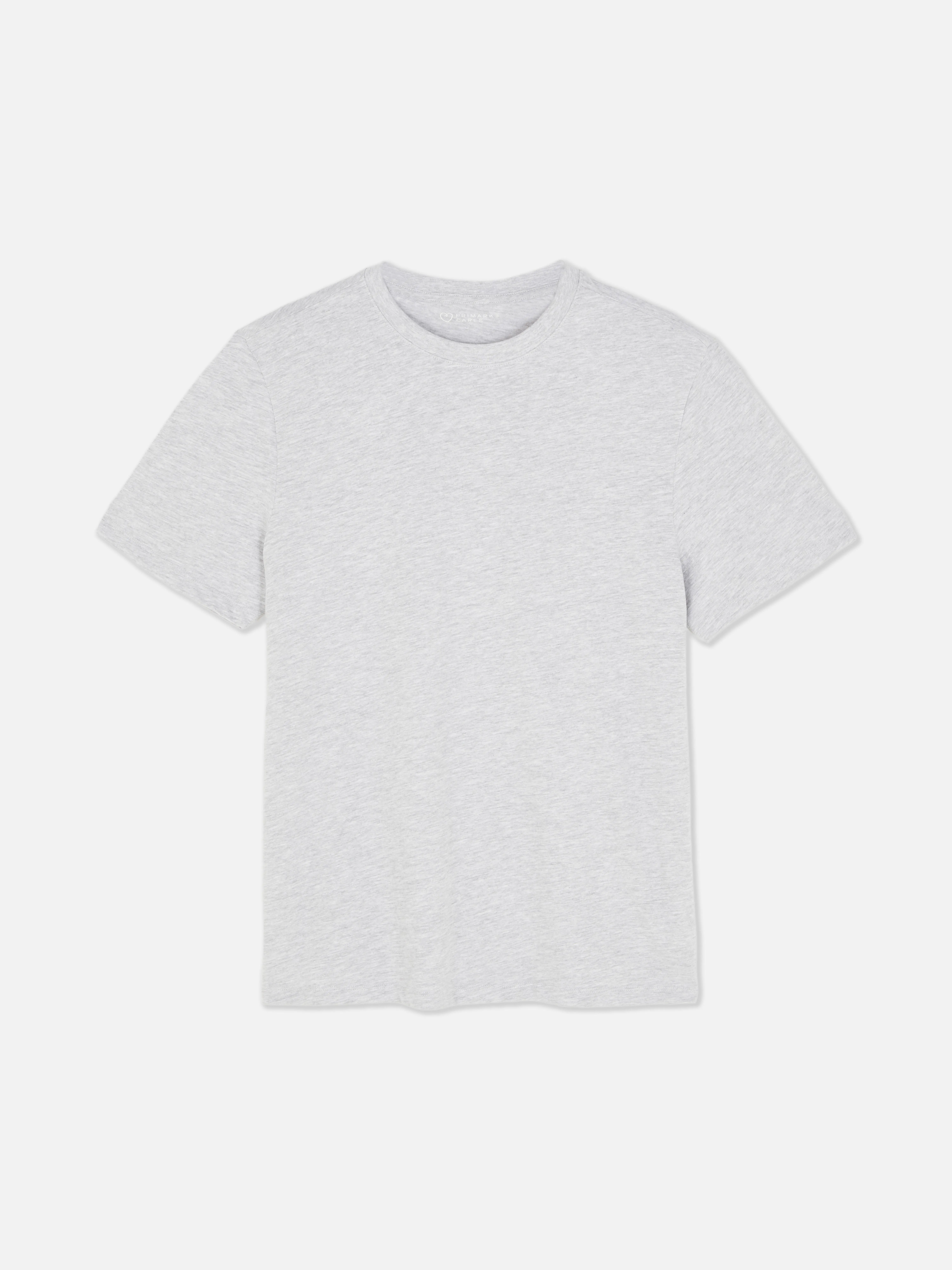 Camiseta jaspeada de corte recto