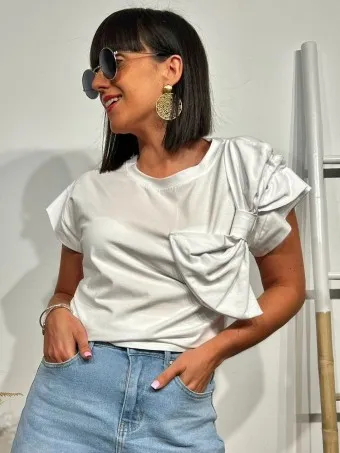 Camiseta Maxi Lazo JOLIVET Blanco