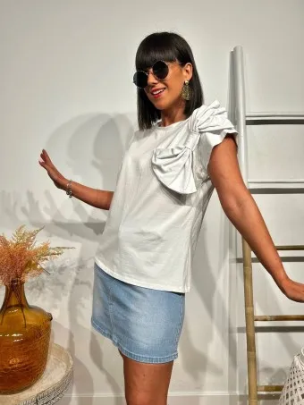 Camiseta Maxi Lazo JOLIVET Blanco