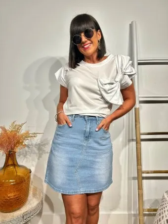 Camiseta Maxi Lazo JOLIVET Blanco