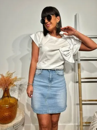 Camiseta Maxi Lazo JOLIVET Blanco