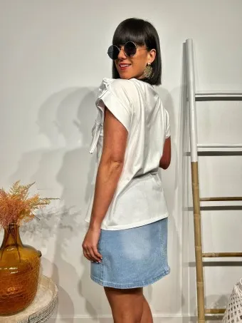 Camiseta Maxi Lazo JOLIVET Blanco