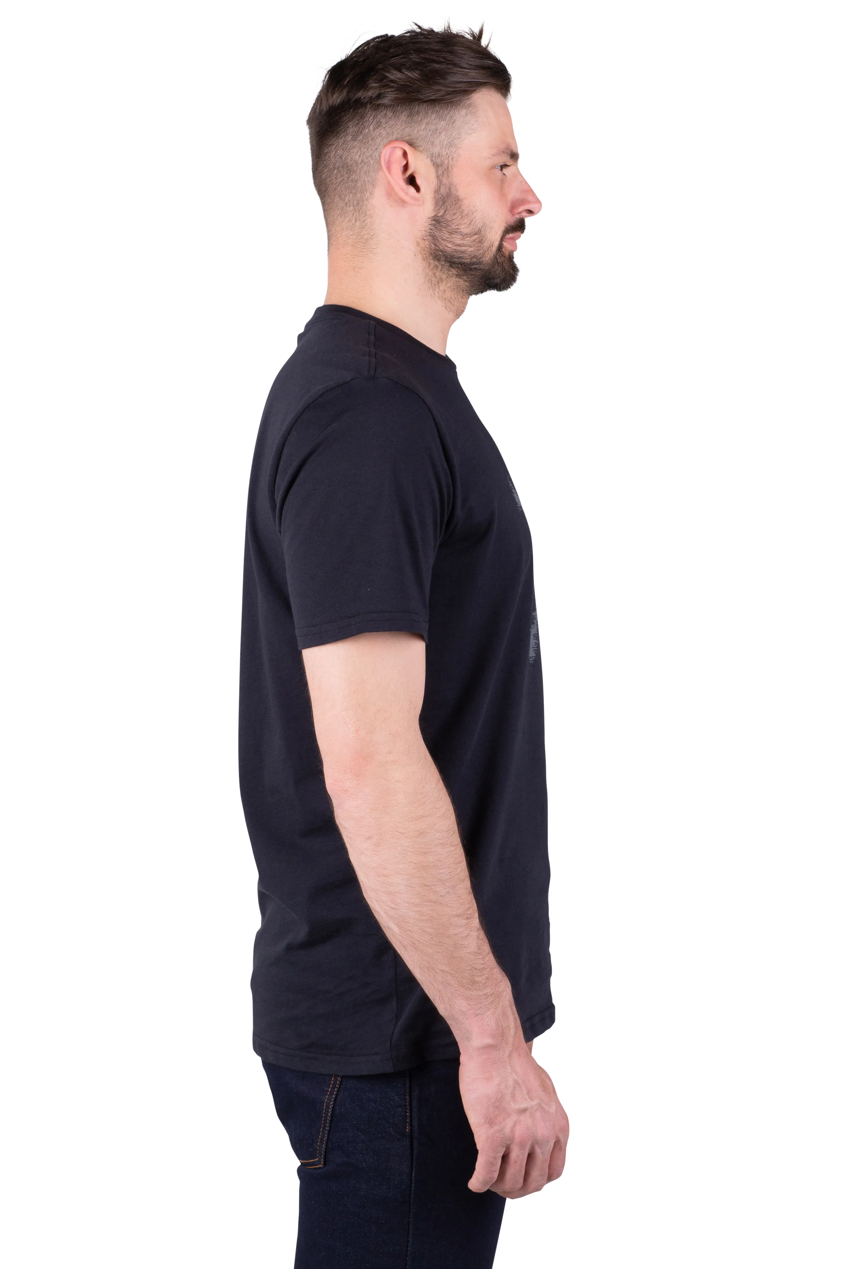 Camiseta Oakley Blurred Scatter Skull negra