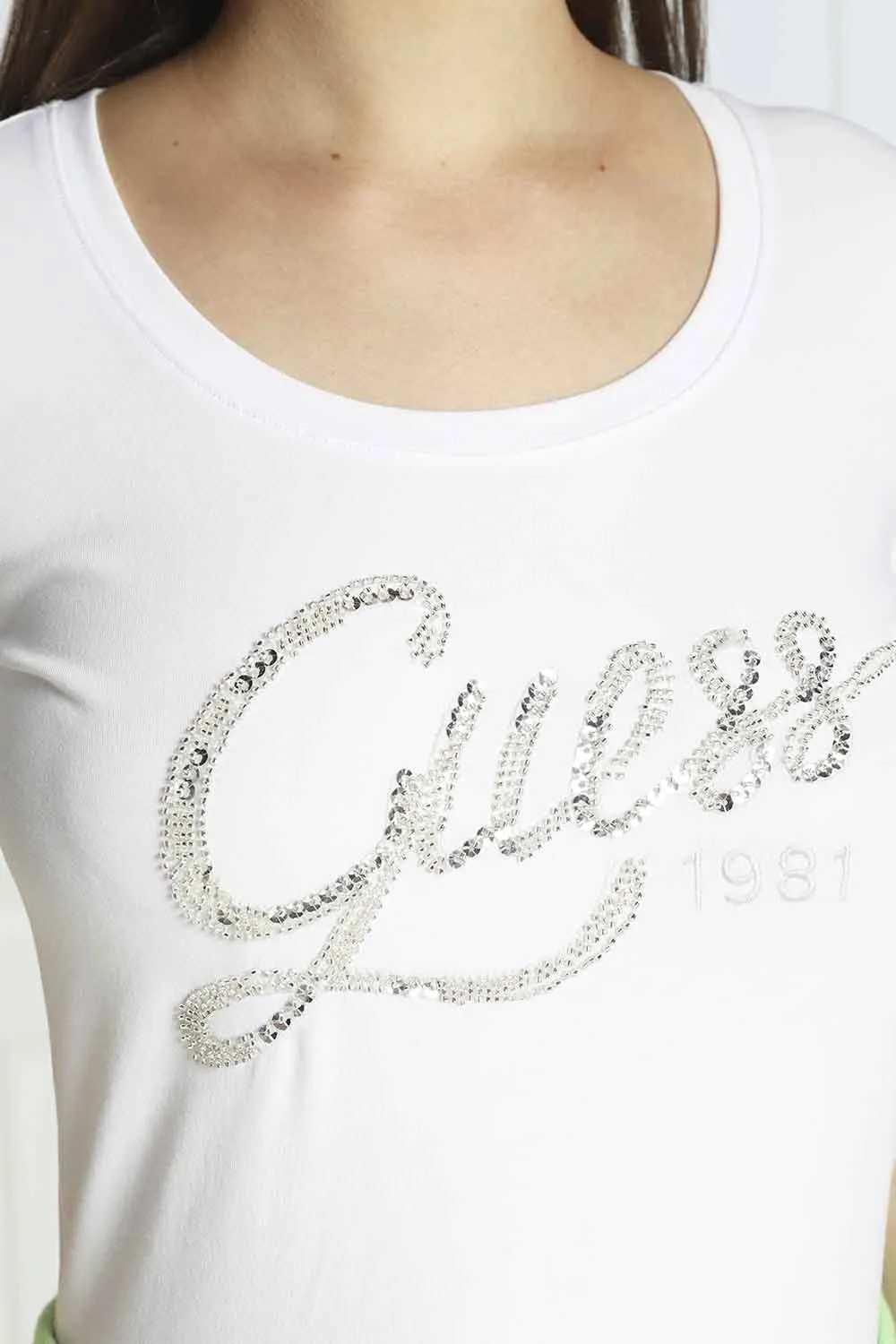 Camiseta para mujer de Guess Jeans – W2YI28J1300