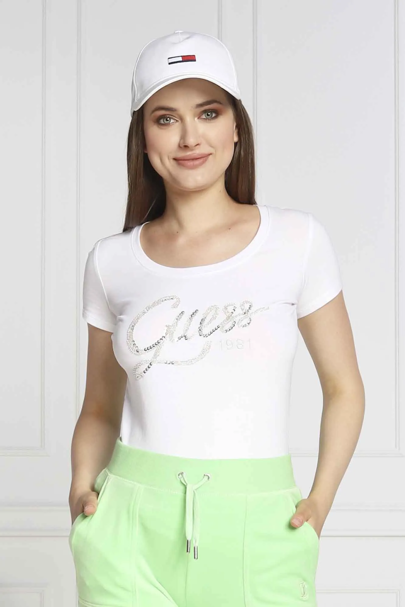 Camiseta para mujer de Guess Jeans – W2YI28J1300