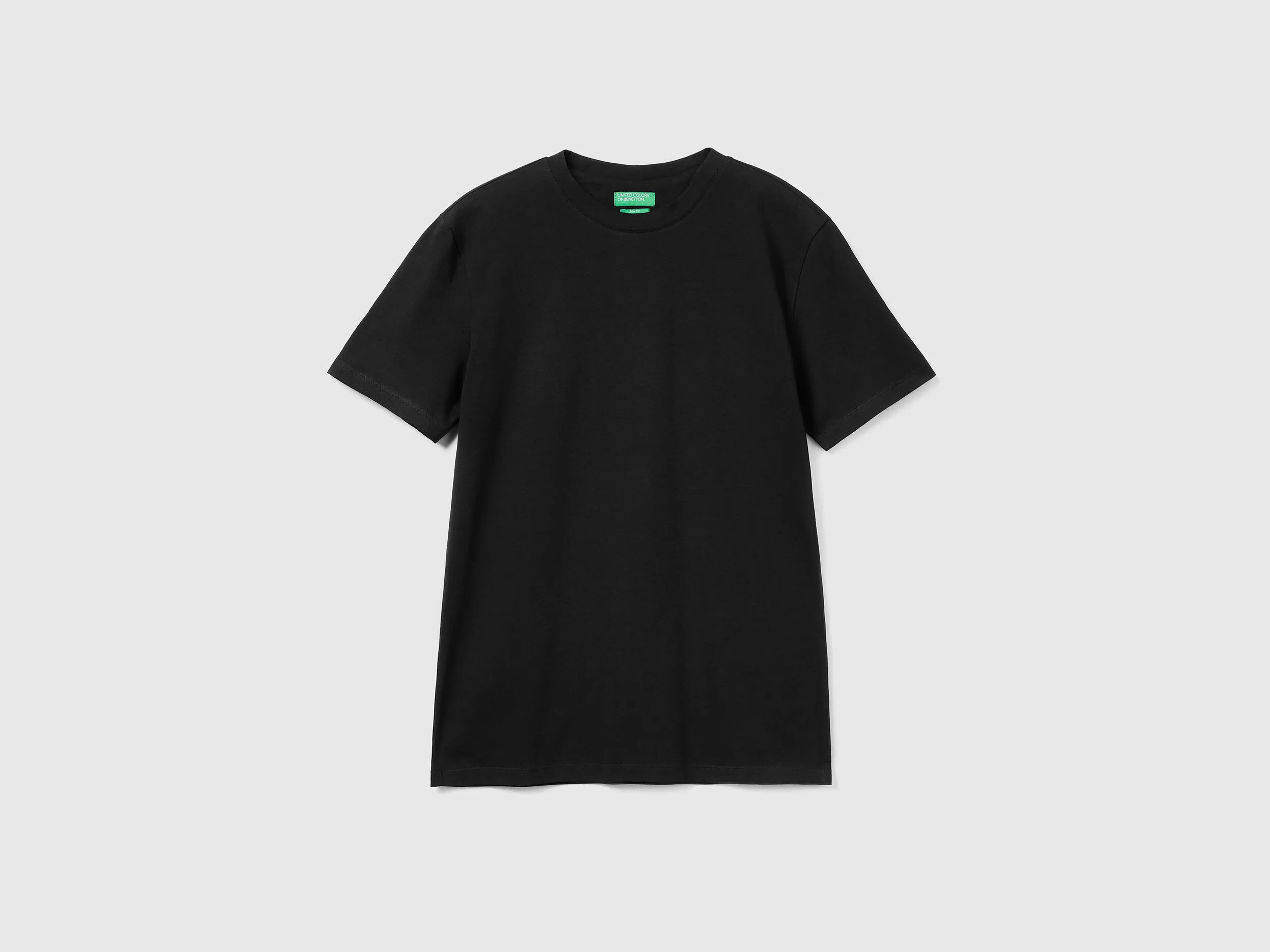 Camiseta slim fit de algodón elástico