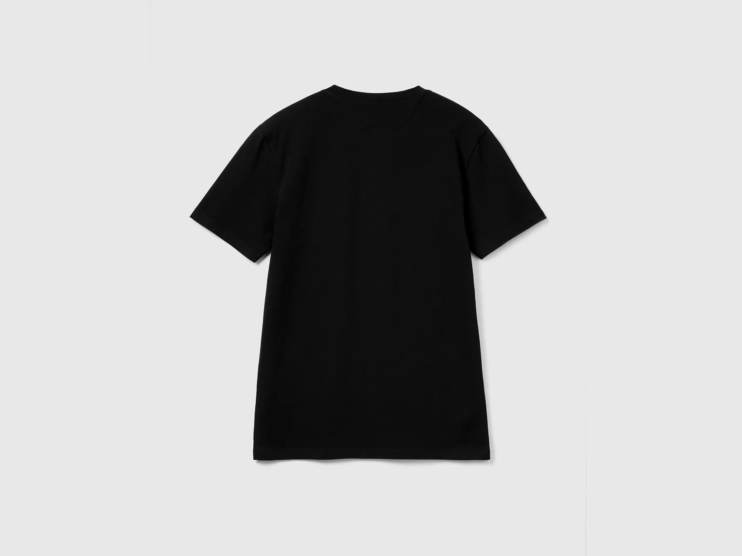Camiseta slim fit de algodón elástico