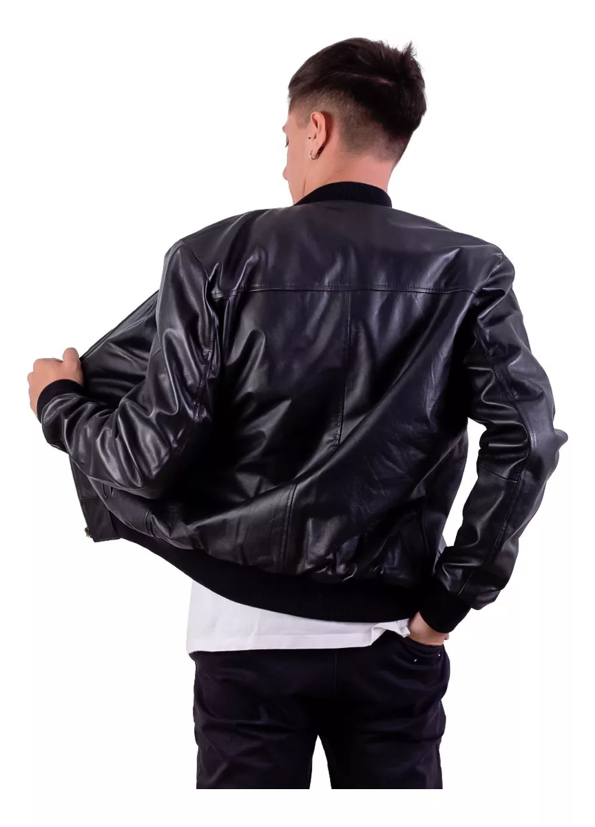 CAMPERA DE CUERO VACUNO 100% LEGITIMO DE HOMBRE  ART: 104