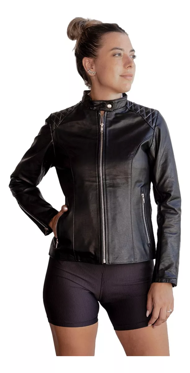 CAMPERA DE CUERO VACUNO 100% LEGITIMO DE MUJER  ART: 126