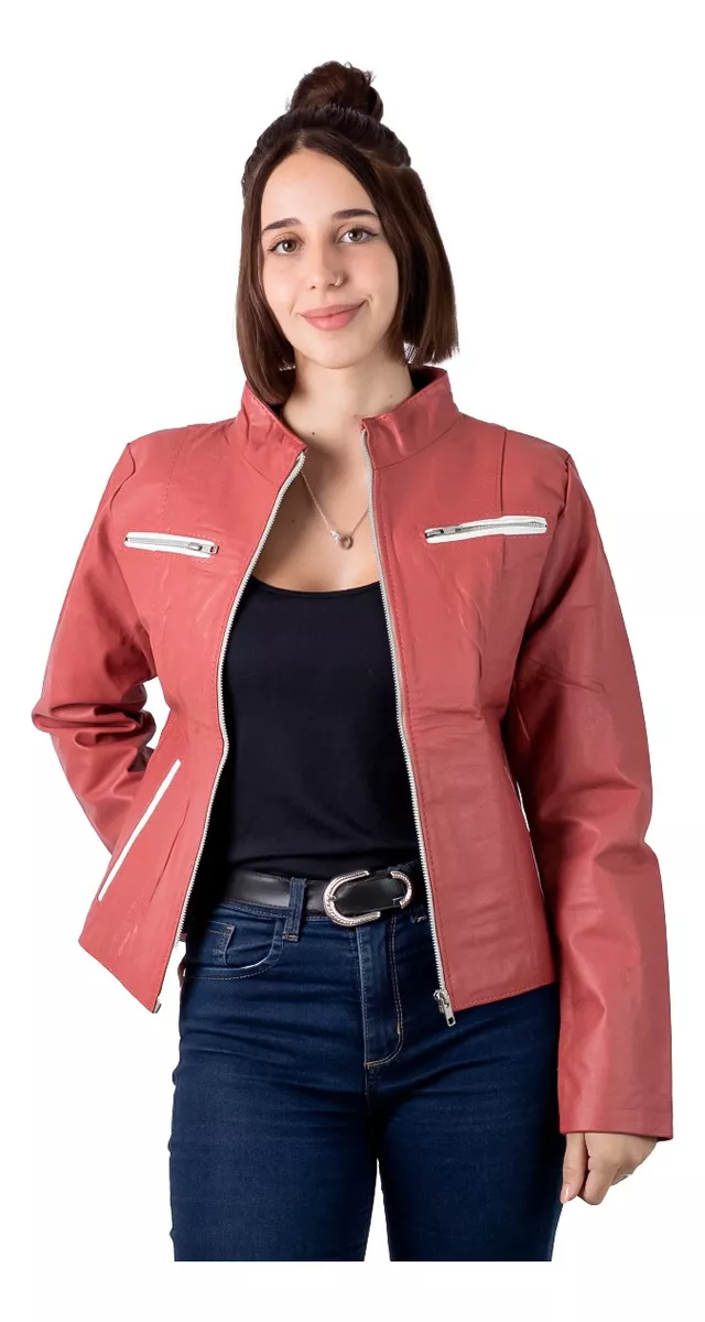 CAMPERA DE CUERO VACUNO 100% LEGITIMO DE MUJER  ART: 142