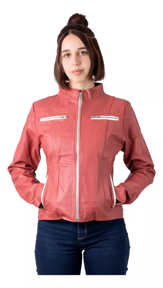 CAMPERA DE CUERO VACUNO 100% LEGITIMO DE MUJER  ART: 142
