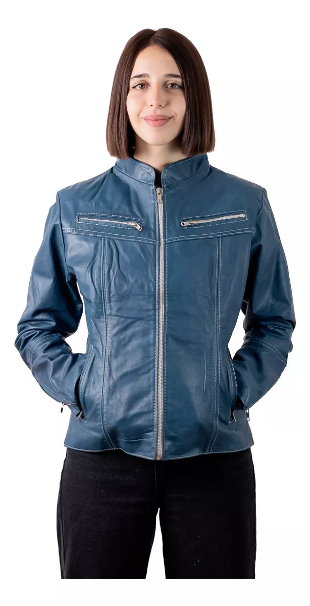 CAMPERA DE CUERO VACUNO 100% LEGITIMO DE MUJER  ART: 143