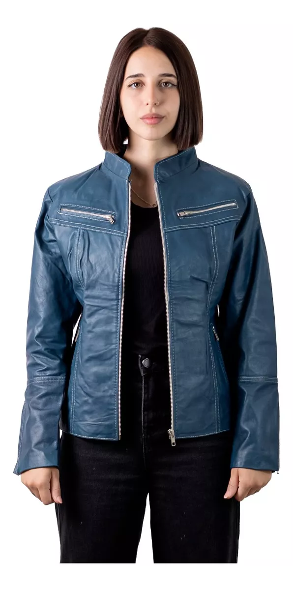 CAMPERA DE CUERO VACUNO 100% LEGITIMO DE MUJER  ART: 143