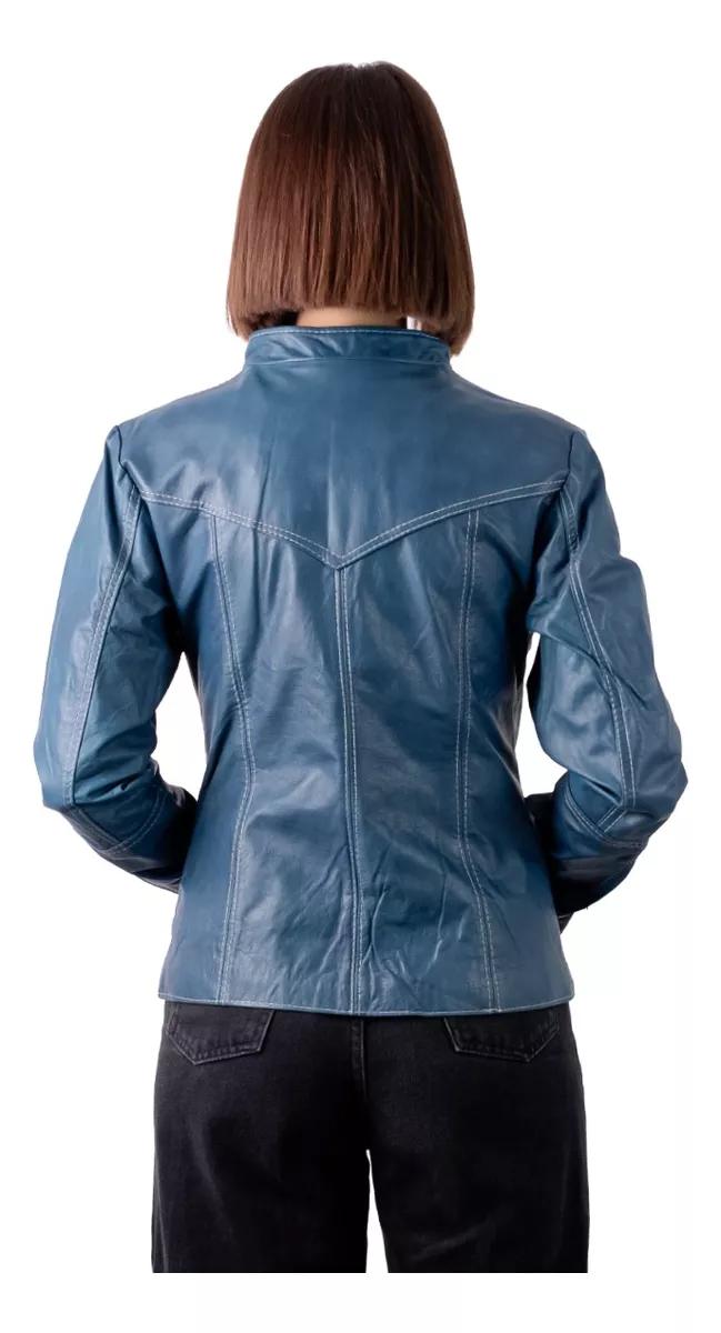 CAMPERA DE CUERO VACUNO 100% LEGITIMO DE MUJER  ART: 143