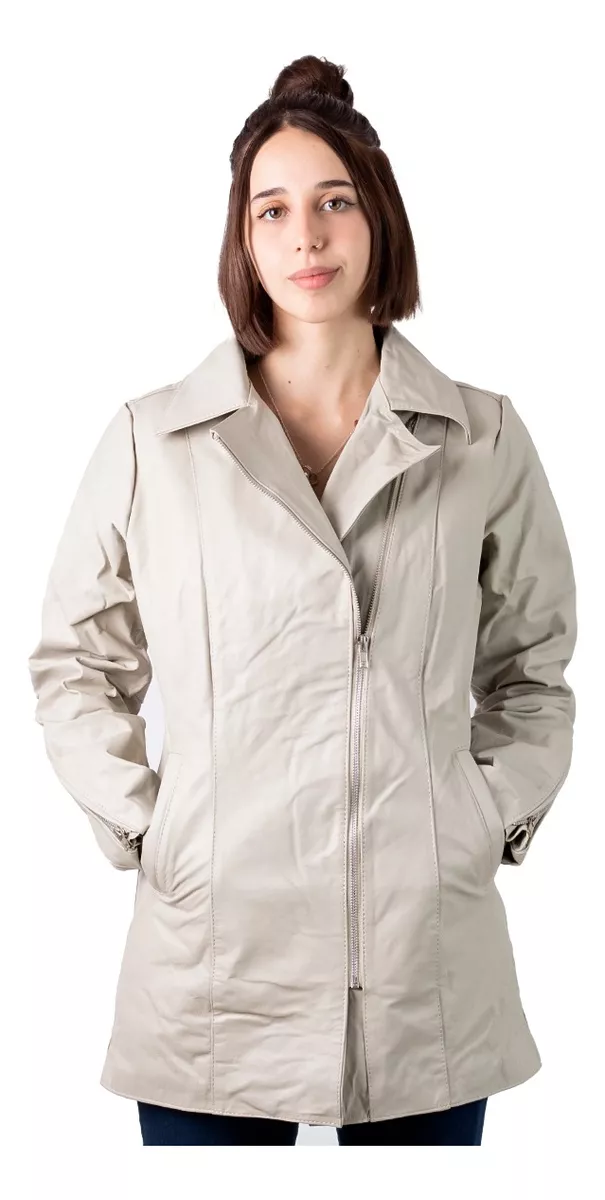 CAMPERA DE CUERO VACUNO 100% LEGITIMO DE MUJER  ART: 333
