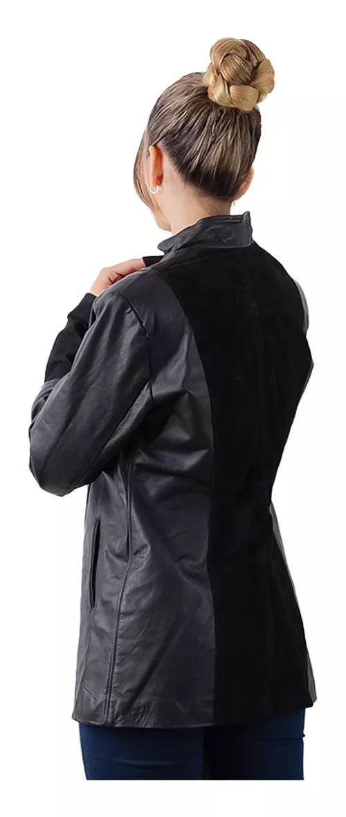 CAMPERA DE CUERO VACUNO 100% LEGITIMO DE MUJER  ART: GEORGI