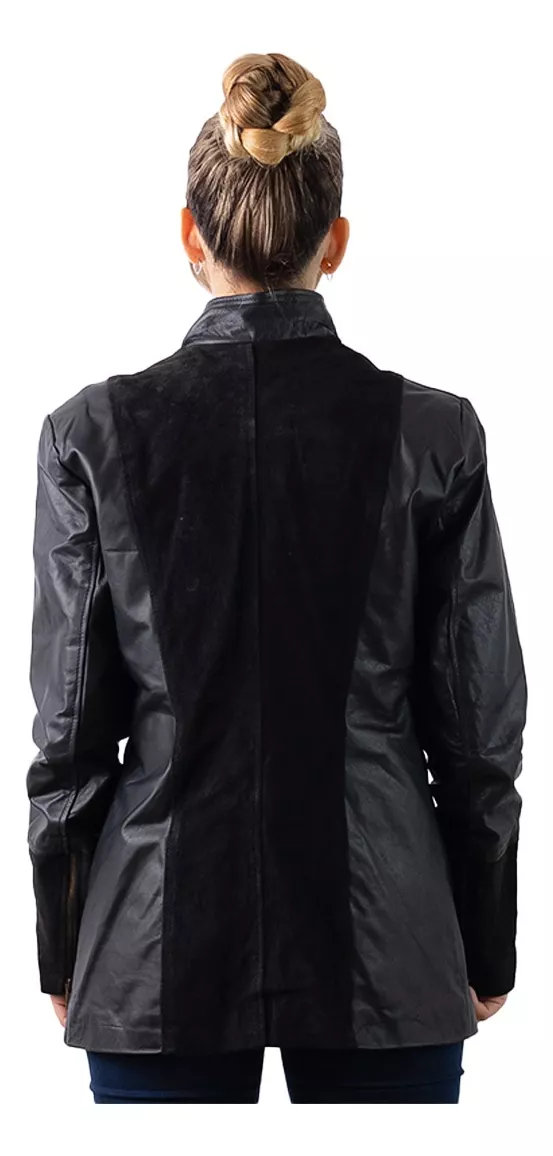 CAMPERA DE CUERO VACUNO 100% LEGITIMO DE MUJER  ART: GEORGI