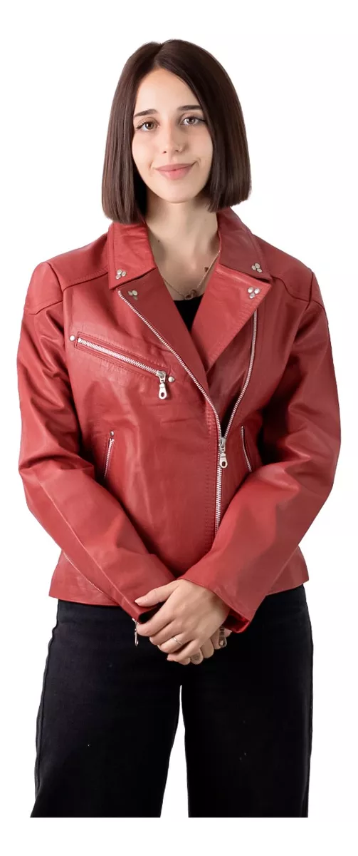 CAMPERA DE CUERO VACUNO 100% LEGITIMO DE MUJER  ART: LOUR