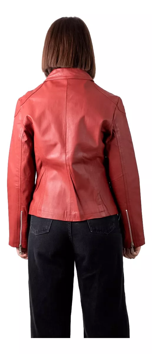 CAMPERA DE CUERO VACUNO 100% LEGITIMO DE MUJER  ART: LOUR