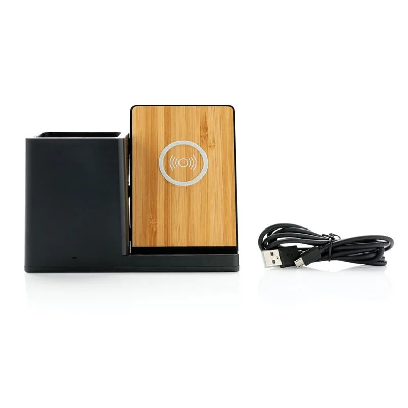 Cargador Ontario 10W de plástico reciclado FSC® y RCS