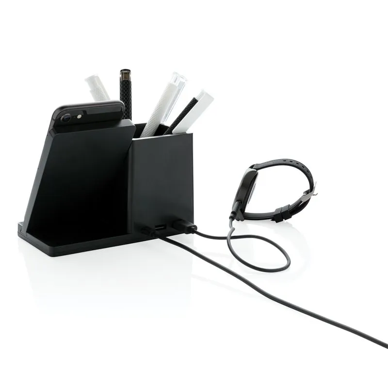 Cargador Ontario 10W de plástico reciclado FSC® y RCS