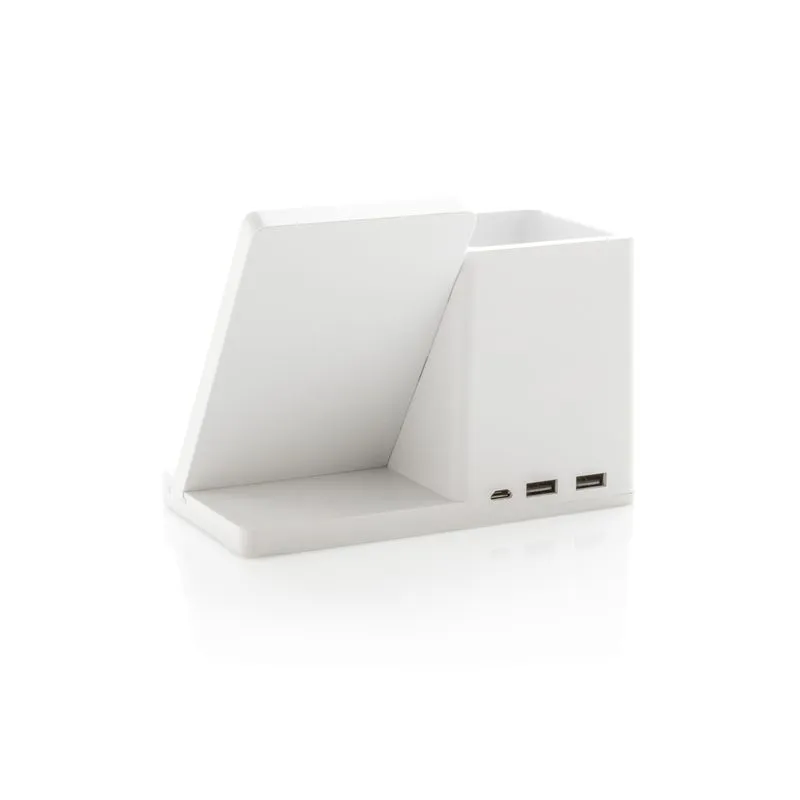 Cargador Ontario 10W de plástico reciclado FSC® y RCS